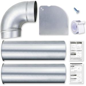 3911EZ9131X Upgraded Dryer Venting Kit compatible with LG/Kenmore. replaces 1266802 AH3575086 EA3575086 PS3575086