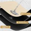 Mecko Bath Mat, Ultra Absorbent Quick Dry Bathroom Floor Mats-Rubber Non-Slip Thin Bathroom Rug Fit Under Door, Faux Suede Surface Shower Rug for Bathtub, Sink, Shower Room(Beige,16"x24")