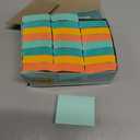 Post-it Notes, 1 3/8 in x 1 7/8 in, 24 Sticky Note Pads, 100 Sheets per Pad, Beachside Caf Collection, School Supplies and Office Products