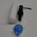 Soap Dispenser for Kitchen Sink, Built in Sink Soap Dispenser Lotion Dispenser with 17 OZ Bottle, Refill from The Top Bar Sink Soap Dispenser, Black (1 Pack)