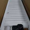 3 Panel Room Divider Privacy Screen 5.57 Ft Tall Privacy Wall Divider 66.9" x 15.7" Each Panel Folding Wood Screen for Home Office Bedroom Restaurant (White)