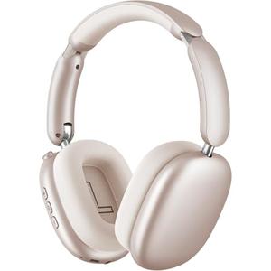 Wentronic Active Noise Cancelling Headphones,Foldable Wireless Over Ear Bluetooth 5.4 Headset,Breathable Leather Earpads (Starlight)