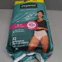 Depend Fresh Protection Adult Diapers, Incontinence & Postpartum Bladder Leak Underwear for Women, Disposable, Maximum, Small, Blush, 32 Count