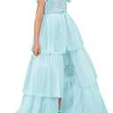 GRACE KARIN Girls Dresses Sequin Party Formal Pageant Dress Tween Girl Birthday Tulle Prom Princess Maxi Dress Size 6Y