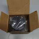 Kwikset Pismo Dummy Door Knob, Single Sided Handle for Closets, French Double Doors, and Pantry, Matte Black Non-Turning Interior Push/Pull Door Knob, with Microban Protection (1 Pack)