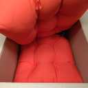 mudilun Outdoor Adirondack Chair Cushion High Weather Resistant Tufted Waterproof Lounge Cushion Anti-Slip Thickened High Back Patio Seat Pads