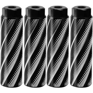Bike Pegs 4Pcs Aluminum Alloy Anti-Skid Lead Foot Bicycle Pegs 3/8 inch Axles