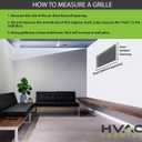 HVAC Premium 30" X 8" Aluminum Return Grille - Easy Air Flow - Linear Bar Grilles [Outer Dimensions: 31.875 X 9.875]