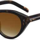 VANLINKER Retro Small Oval Sunglasses for Women Men Trendy Narrow Round Cateye Shades VL9915