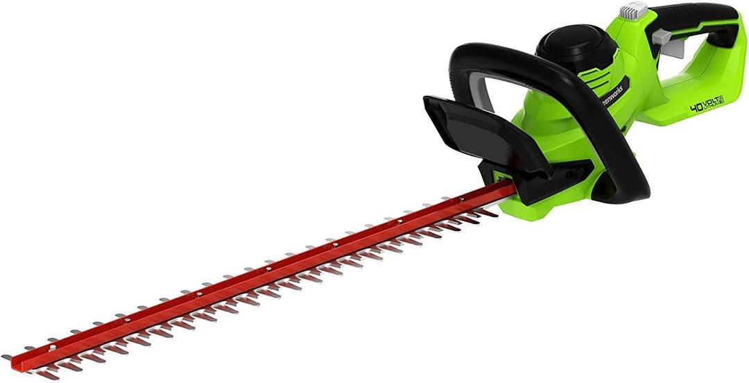 Greenworks 40V 24" Cordless Hedge Trimmer (1" Cutting Capacity), Tool Only