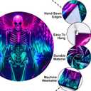 BVBOX Blacklight Tapestry,WingTapestry Glow In The Dark,UV Reactive Black Light Upright Posters Wall Hanging for Bedroom Dorm Living Room Backdrop Decor (wing13, 90L x 70W)
