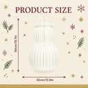 19.7in Light Up Honeycomb Paper Christmas Snowman, Indoor Christmas Decorations and Holiday Centerpieces for December Holiday Season Home Office and Xmas Party Supplies