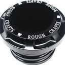 Harley Fuel Caps,Motorcycle Gas Cap Fuel Tank Oil Cover Universal Fits for Harley Sportster XL 1200 883 48 Dyna Touring Road King etc (Black)