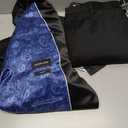 Alton Lane Mercantile Tuxedo Tailored Fit - Premium Quality Tuxedo for Men, Stylish and Elegant Formal Suit for Men, Raven Black, 46S