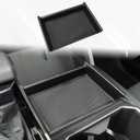 Center Console Organizer Compatible with Toyota Tundra 2022-2025 Accessories, Armrest Secondary Storage Holder Box Insert Tray for Tundra SR SR5 Limited TRD PRO, Black
