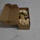 Ling's Moment Ranunculus Artificial Flower, Faux Silk Mini Ranunculus Flowers for DIY Bouquet, Bulk Fake Wedding Filler Flowers for Centerpieces Arrangements Bridal Shower Decorations, Cream