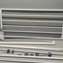 Regalo Safety 36" Extra Tall Baby Gate for Doorways & Bottom of Stairs, Pressure Mounted Walk Through Gate for Babies, Toddlers & Pets, Tested & Safe for 30 Years, American Designed, American Owned (White)