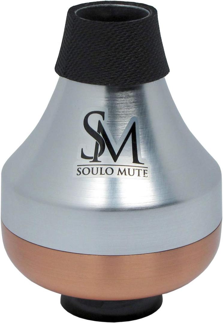 Soulo SM8525 Trumpet Harmon-Style Wah Wah Mute, Copper Bottom - 5.5 x 4.25 x 4.25 inches