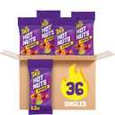 Takis Fuego Hot Nuts 36 Pack / 3.2 oz Snack Size Case, Hot Chili Pepper & Lime Flavored Extreme Spicy Double-Crunch Peanuts (EXP 06/26/26)