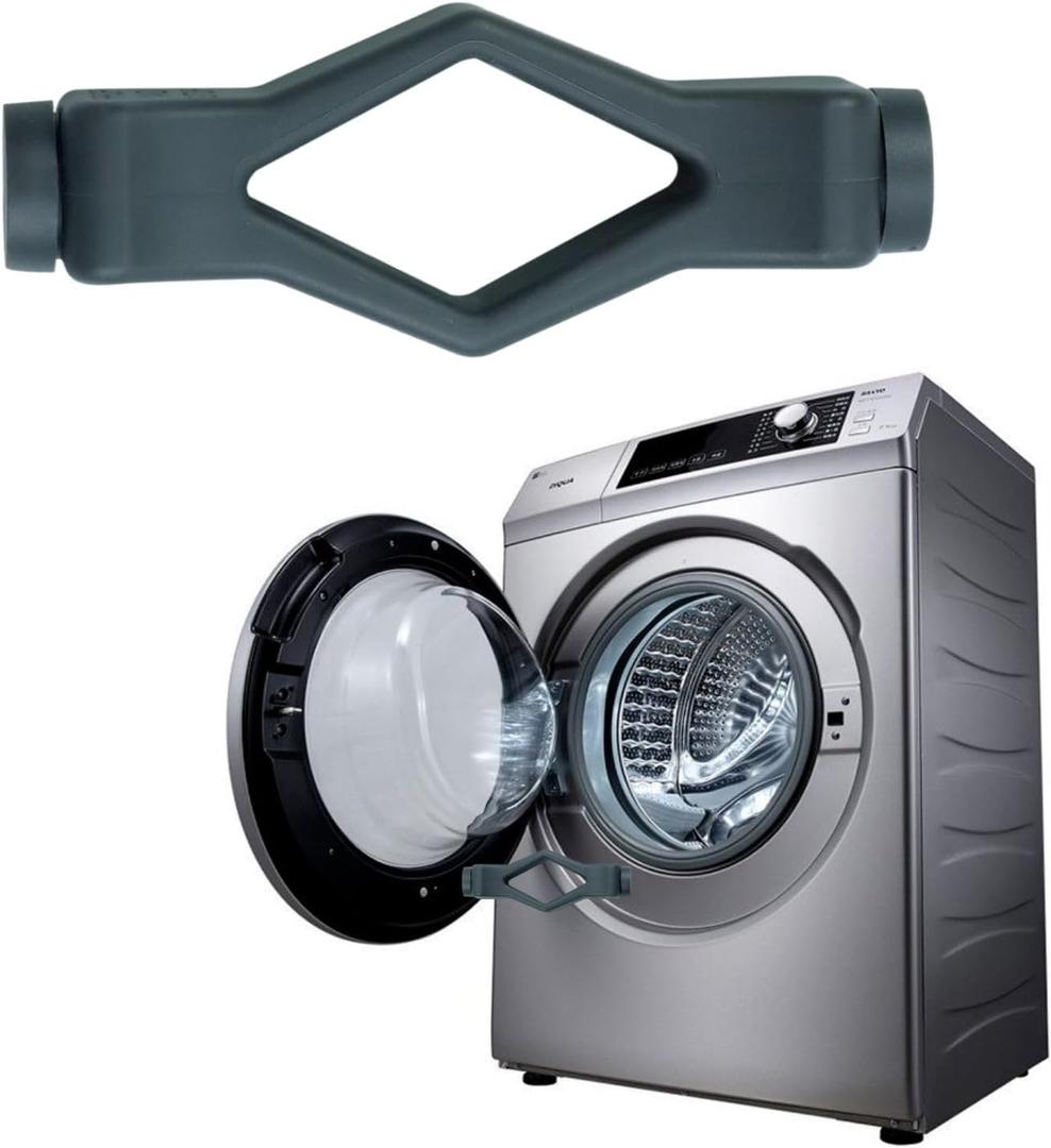Washer Door Prop, Front Load Washing Machine Door Prop Keeps Door Open to Keep Washer Dry and Clean (Grey)