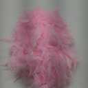 Happy Feather 2 Yards 80g Turkey Chandelle Feather Boa for DIY Craft,Party Dancing Dress Up, Halloween Decoration (Light Pink)