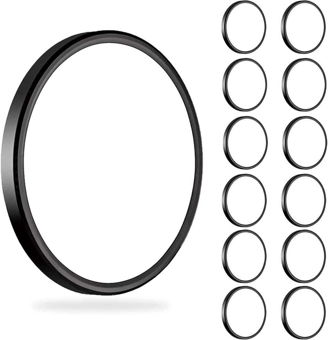 12Pack 3200lm LED Flush Mount Ceiling Light, Super Slim 12 inch Ceiling Light, 5000K LED Light for Bedroom, Living Room, Dining Room  (12in-12Pack(5000K), Black)