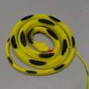 Yellow And Black Snake Plastic Toy 