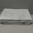 Subekyu 2-Pack 3-Tier White Metal Mesh Desk Paper Letter Tray & File Sorter Organizer with Handle + 1 Sliding Tray for Desk, Home, Office, School Supplies, A4 Paper and Accessories Storage (12.6" x 9.1" x 8.1")