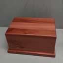 Cedar Wooden Urn for Human Ashes, Cremation Urns for Ashes Male and Female, Handcrafted Solid Wood Urn for Adult Up to 200lbs