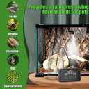 Fenocran Automatic Reptile Mister System, Reptile Humidifiers Smart Misting System, Chameleon Mister Automatic