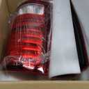 LED Tail Lights Assembly Compatible with 2013-2018 Dodge Ram 1500 2500 3500 Sport, Rear Light Taillights Replacement # 68093081AB 68093081AC (Black Border)