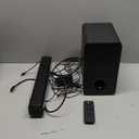 Sound Bar with Subwoofer,120W Soundbar for Smart TV Surround Sound Home Theater System Bluetooth 5.3 Audio Compatible with ARC, AUX, Optical