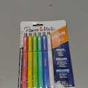 Paper Mate InkJoy Gel Bright! Gel Pens, Medium Point (0.7mm), Retractable, Assorted Opaque Ink, 6 Count - Comfortable Grip, Vivid Colors