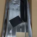 Emibele Over The Door Shower Caddy 2 Tier, 304 Stainless Steel Hanging Shower Caddy Rustproof Shower Shelves, No Drilling Hanging Shower Organizer for Bathroom Glass Door, Silver