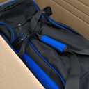 4 Ball Bowling Bag with Wheels, 3 Ball Bowling Bags Roller with 1 Ball Add On Bag, Multi-Pockets & Shoe Compartment (Fits Up to Size 16)