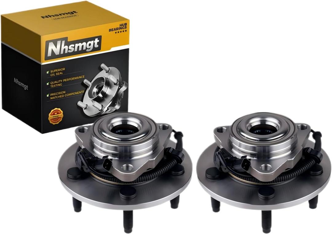 515113 Front Wheel Hub Bearing Assembly Compatible with Ram 1500 2006 2007 2008 2009 5 Lug with ABS 2pcs
