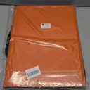 LIWSHWZ 1000+ Card Binder-Two Large Interior Pockets,Compatible with TCG,MTG,Sports Cards,Premium Trading Card Binder with Reinforced Handle,Orange,17.5" x 13.4" x 1.97"