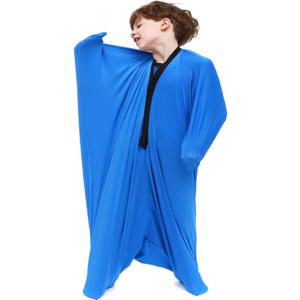 SANHO Dynamic Movement Sensory Sock Body Sock,Small,3-5 Years, 40" H x 27" W,Good for Height:30"-41",Updated Version,Blue