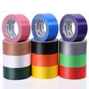 Rainbow Colored Duct Tape Bulk 2 Inch x 360 Yards,12 Bright Duct Tape Assorted Colors Rolls, Waterproof Heavy Duty Duct Tape, Colored Duct Tape Multipack for Arts Home Office School DIY Craft