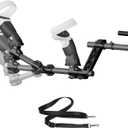 Gun Stock for Quest 2, Compatible with VR Quest2 Controller Grips for Enhance Stability and Control Magnetic Stock Rifle Adapter (Black for Quest2)