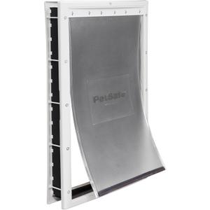 PetSafe Never Rust Plastic Doggie Door for Install in Interior and Exterior Doors or Walls, Paintable, Easy Install, Closing Panel Included, for Pets Up to 100 lb, (Large)