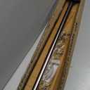 Kemmie 1" Window Treatment Curtain Rod with Cylindrical Cap Finials, Single Drapery Rod Adjustable Length 36-72", Matted Nickel