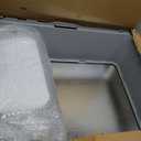 XXL Stainless Steel Litter Box with Lid, 27.5''x19.7''x19.3'', Modular Design & Flip Lid of Closed Metal Litter Box Fit All Cats, Covered High Sided Cat Box, Non-Sticky, Easy to Clean, Grey