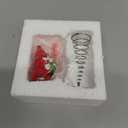 Gejoy Gnome Miniature Christmas Tree Topper 5.1 Inches Mini Resin Gnome Xmas Tree Topper Decorations for Christmas Holiday Party Supplies Home Office Decor