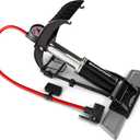Schwinn Foot Operated Bike Pump (One Size, Black, Air Base Plus)