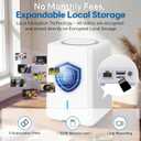 4K Solar Security Cameras Wireless Outdoor with Local Storage Base | No Subscription or Monthly Fees,360 Pan&Tilt with Automatic Tracking,5G&2.4G Router Compatible,4 Cam Kit for Home Security