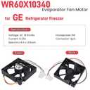 WR60X10340 Refrigerator Freezer Evaporator Fan Motor Fit for GE Refrigerator U11P14MS7A3-57A611 239D1371P001 Replaces AP6891698 PS12727431 EAP12727431 4931166 DC13.6V 0.23A Size: 4.4 x 4.4 Inch