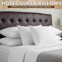Bulk Pillows 24 Pack Queen Size, Pillows in Bulk for Hotel 30 x 20 Inch, Hotel Pillows Standard Bed Pillows for Sleeping, White Pillow for Guest Room Dorm Apartment