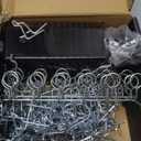 INCLY 278PCS Pegboard Accessories Organizer Kit, Peg Board Hooks Assortment with Bins for Organizing Various Tools, Fit 1/8 or 1/4 inch Pegboard for Hanging Storage, Garage Wall Attachments