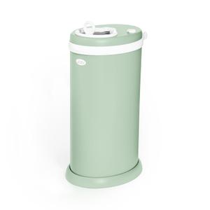 Ubbi Steel Diaper Pail, Odor Locking, No Special Bag Required, Award-Winning, Registry Must-Have, Sage Green